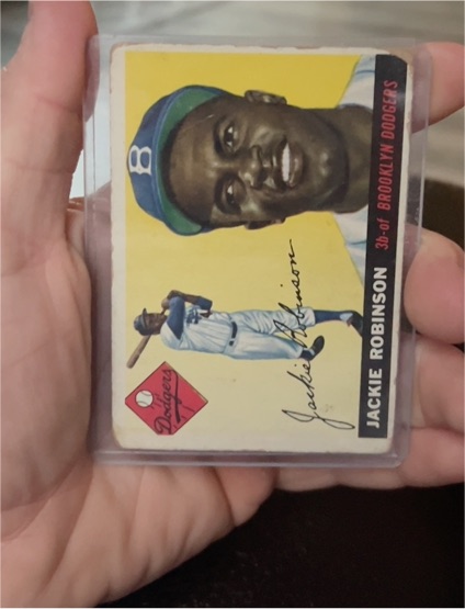 1955 Topps #50 Jackie Robinson — front