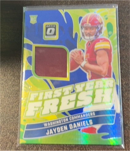 2024 Panini Donruss Optic #FYF-JDS Jayden Daniels First Year Fresh — front