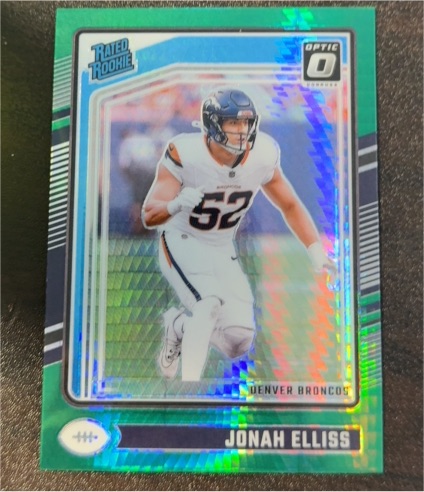 2024 Donruss Optic #257 Jonah Elliss — front