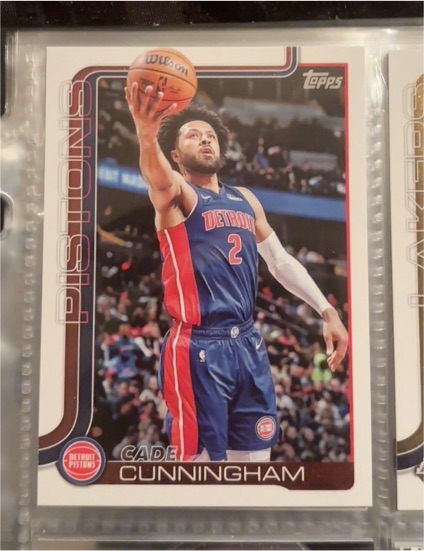 2025-26 Topps #40 Cade Cunningham — front