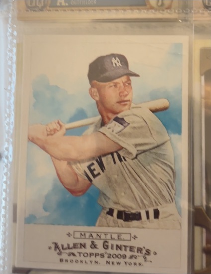 2009 Topps Allen & Ginter's #136 Mickey Mantle — front