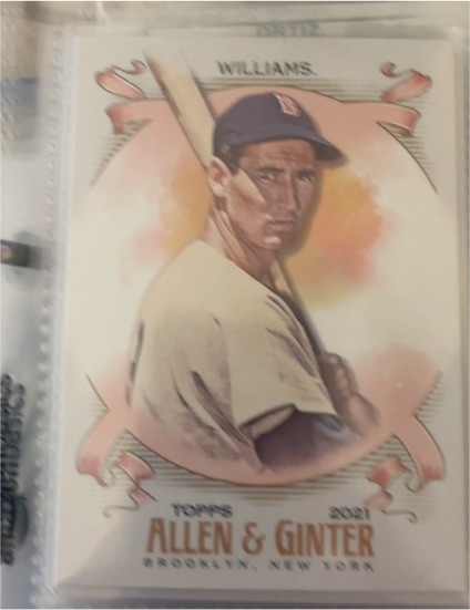 2021 Topps Allen & Ginter #148 Ted Williams — front