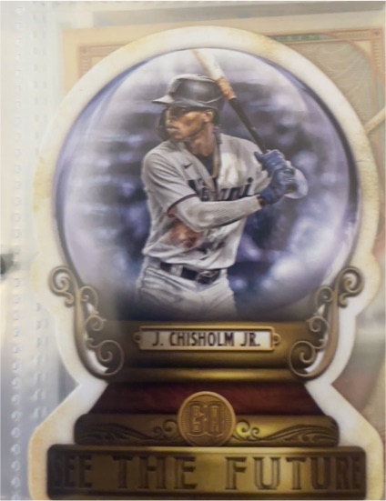 2022 Topps Gypsy Queen Crystal Gazing Die-Cuts #CG-16 Jazz Chisholm Jr. — front
