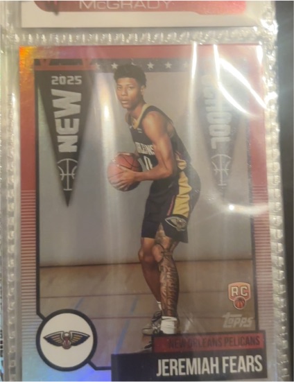 2025-26 Topps #NS-7 Jeremiah Fears New School — front
