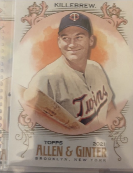 2021 Topps Allen & Ginter #139 Harmon Killebrew — front