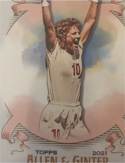 2021 Topps Allen & Ginter #221 Michelle Akers — front