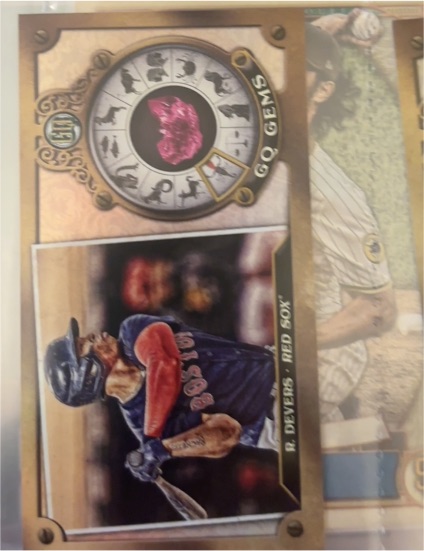 2022 Topps Gypsy Queen GQ Gems Minis #GGM-12 Rafael Devers — front