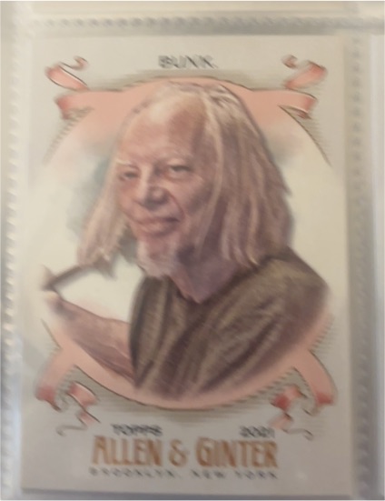 2021 Topps Allen and Ginter #250 Tom Bunk — front