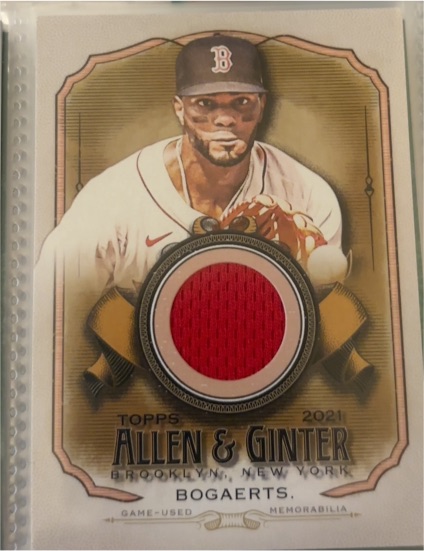 2021 Topps Allen & Ginter #AGA-XB Xander Bogaerts — front