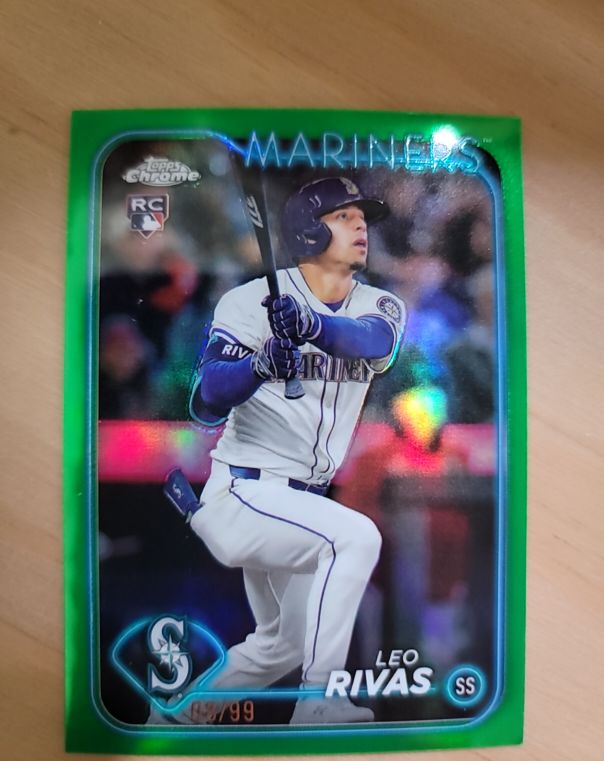 2024 Topps Chrome Update Series #USC76 Leo Rivas — front