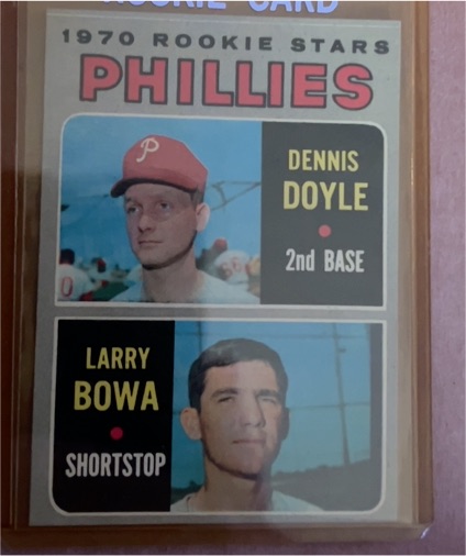 1970 Topps #539 Phillies 1970 Rookie Stars Dennis Doyle / Larry Bowa — front