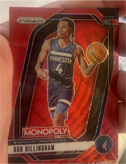 2024-25 Panini Prizm Monopoly #90 Rob Dillingham — front