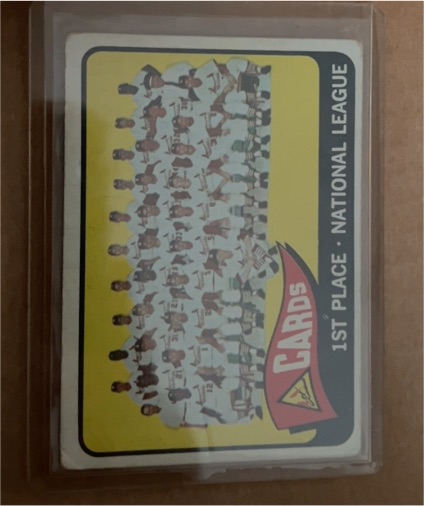 1965 Topps #57 St. Louis Cardinals Team — front