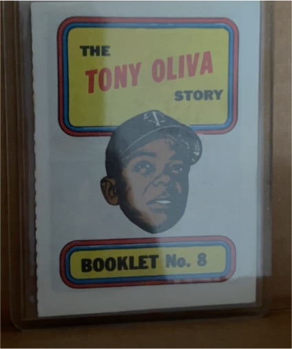 1970 Topps Booklets #8 Tony Oliva — front