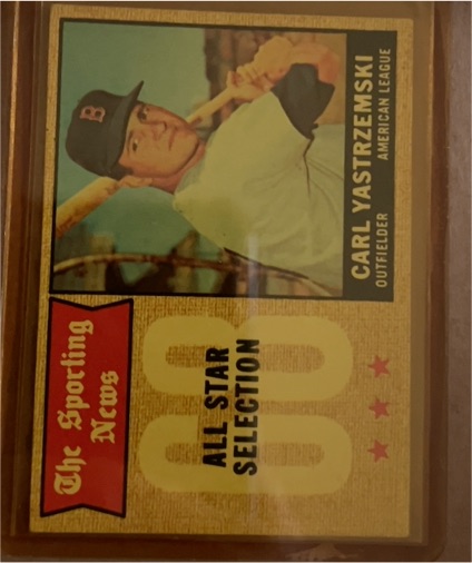 1968 Topps #369 Carl Yastrzemski All Star — front