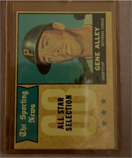 1968 Topps #368 Gene Alley — front