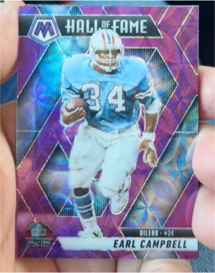 2025 Panini Mosaic #294 Earl Campbell Hall of Fame — front