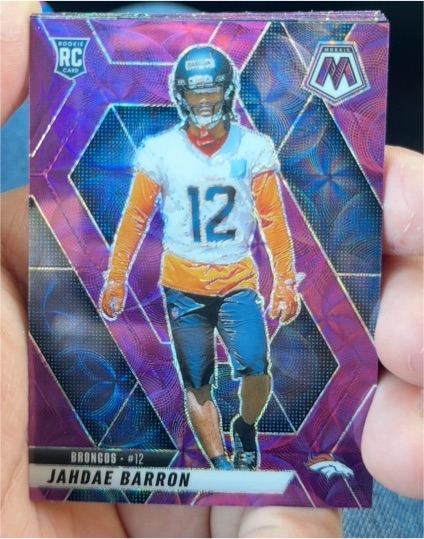 2025 Panini Mosaic #361 Jahdae Barron — front
