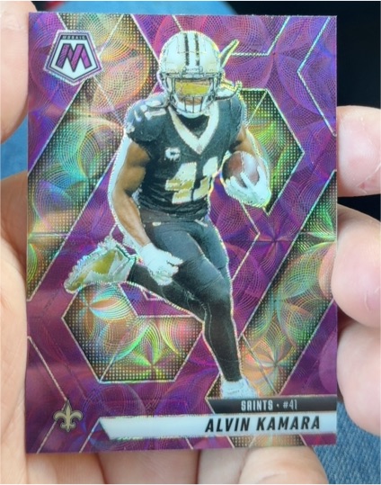 2025 Panini Mosaic #41 Alvin Kamara — front