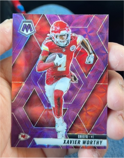 2025 Panini Mosaic #184 Xavier Worthy — front