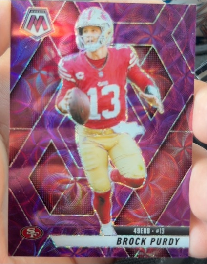2025 Panini Mosaic #221 Brock Purdy — front