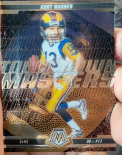 2025 Panini Mosaic #19 Kurt Warner Touchdown Masters — front