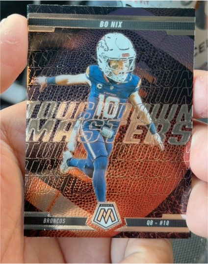 2025 Panini Mosaic Touchdown Masters #1 Bo Nix — front