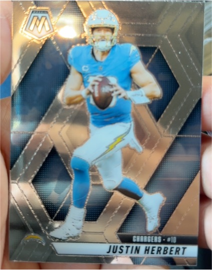 2025 Panini Mosaic #80 Justin Herbert — front