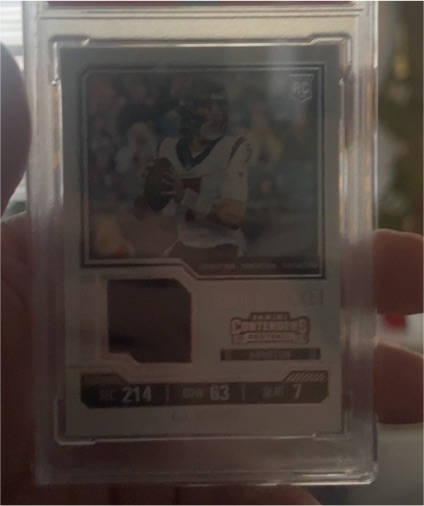 2023 Panini Contenders Rookie Ticket Swatch #TS40 Will Levis — front