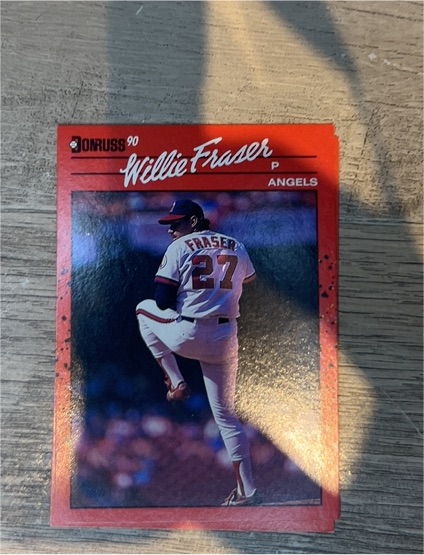 1990 Donruss #587 Willie Fraser — front