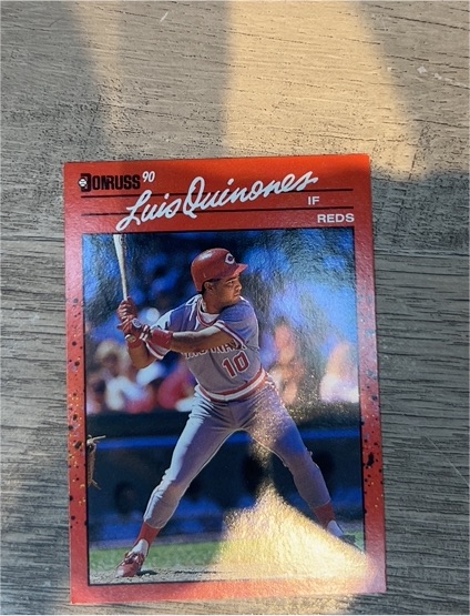 1990 Donruss #595 Luis Quinones — front