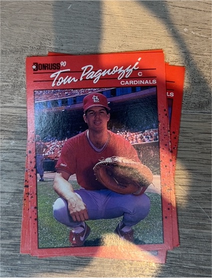 1990 Donruss #591 Tom Pagnozzi — front