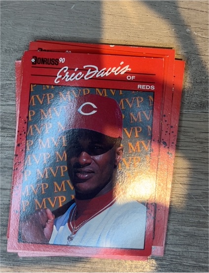 1990 Donruss #BC-23 Eric Davis — front