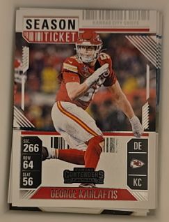 2024 Panini Contenders Season Ticket #51 George Karlaftis — front