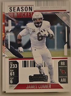 2024 Panini Contenders Season Ticket #2 James Conner — front