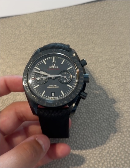 Omega Speedmaster Dark Side Of The Moon Co-Axial Chronometer Chronograph 44 — front
