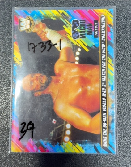 2018 Topps WWE Macho Man Randy Savage Tribute — front