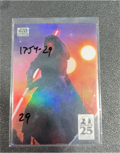 2024 Topps Chrome Star Wars Galaxy #AM-10 Sinister Shadow Darth Maul — front