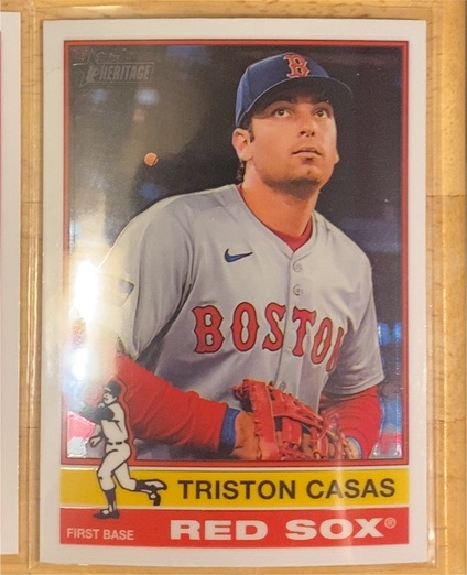 2025 Topps Heritage #377 Triston Casas — front