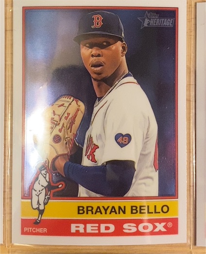 2025 Topps Heritage #384 Brayan Bello — front