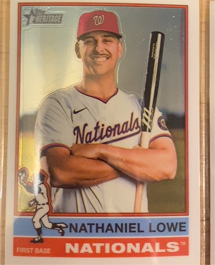 2025 Topps Heritage #485 Nathaniel Lowe — front