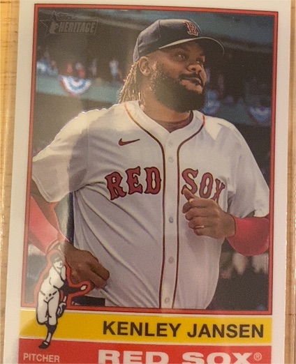 2025 Topps Heritage #325 Kenley Jansen Boston Red Sox — front