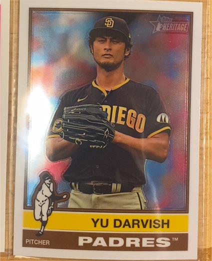 2025 Topps Heritage #93 Yu Darvish — front