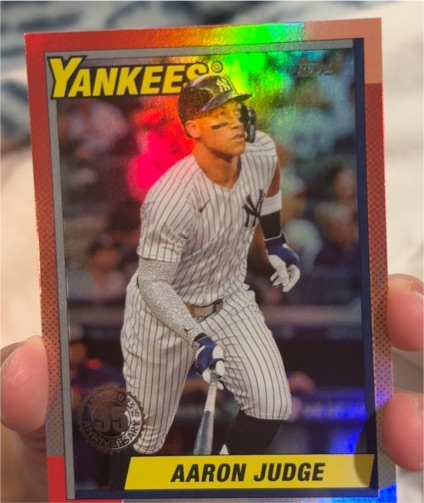 2025 Topps Update #U90-30 Aaron Judge — front