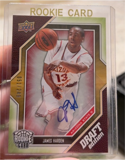 2009-10 Upper Deck Draft Edition #40 James Harden — front