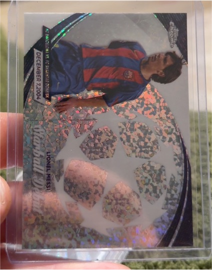 2023-24 Topps Chrome UEFA Lionel Messi Starball Debut #SD-10 — front
