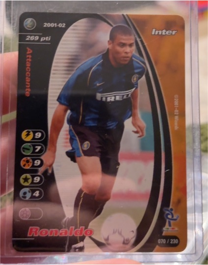 2001-02 Football Champions #070 Ronaldo — front