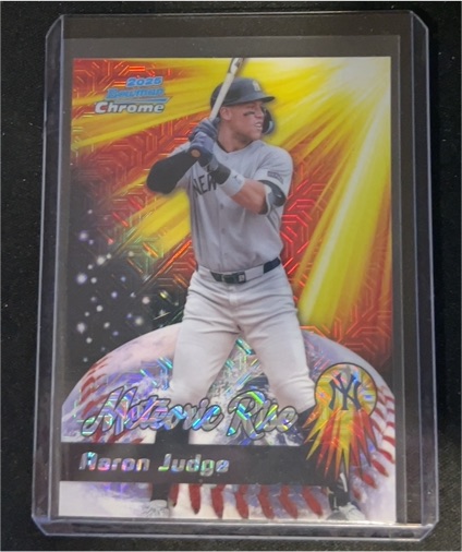 2025 Bowman Chrome #MR-4 Aaron Judge Meteoric Rise — front