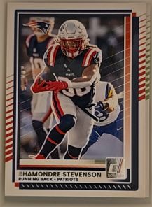 2025 Donruss #63 Rhamondre Stevenson — front