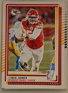 2025 Donruss #106 Chris Jones — front